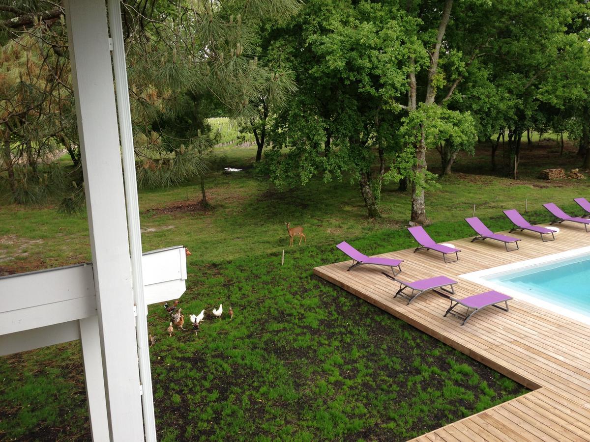 Domaine De Giron Bed and Breakfast Moulis-en-Médoc Exteriör bild